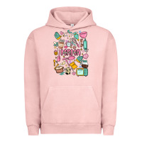 Pigment Salmon can't talk right now doing mama stay at home stuff Urban Hoodie - MaliasSmallBusiness