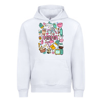 White can't talk right now doing mama stay at home stuff Urban Hoodie - MaliasSmallBusiness