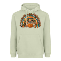 Matcha fall pumpkin rainbow Heavyweight Hoodie - HRA Design Shop