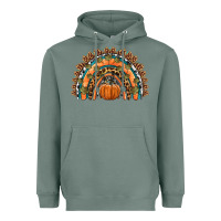 Sage fall pumpkin rainbow Heavyweight Hoodie - HRA Design Shop