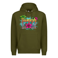Army Green summer mom Premium Hoodie - NancyCooperArtShop