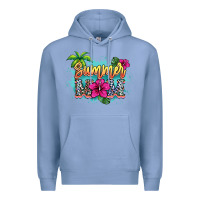 Colony Blue summer mom Premium Hoodie - NancyCooperArtShop