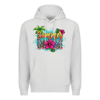 Dove Grey summer mom Premium Hoodie - NancyCooperArtShop