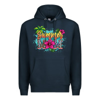 Navy summer mom Premium Hoodie - NancyCooperArtShop