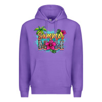 Purple summer mom Premium Hoodie - NancyCooperArtShop