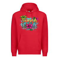 Red summer mom Premium Hoodie - NancyCooperArtShop