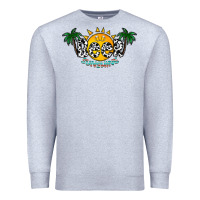 Heather Grey beer sunshine Premium Sweatshirt - CowhideDigitalArt