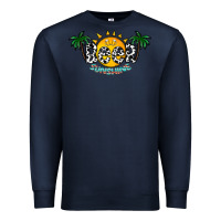 Navy beer sunshine Premium Sweatshirt - CowhideDigitalArt