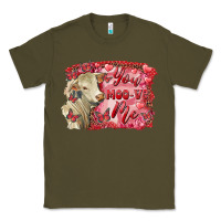 Army Green Valentine's day you moo ve me charolais cow Classic Tee - RanaPortraitStore