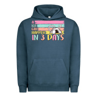 Pigment Midnight Navy a lot can happen in 3 days Urban Hoodie - MaliasSmallBusiness