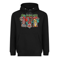 Black hello summer Heavyweight Hoodie - SublimationCraftShop