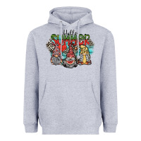 Heather Grey hello summer Heavyweight Hoodie - SublimationCraftShop