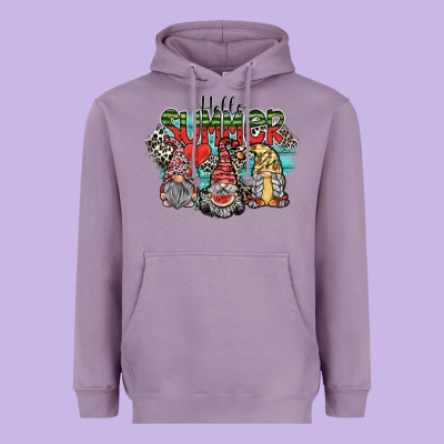 Hello Summer Heavyweight Hoodie Designed By Sublimationcraftshop