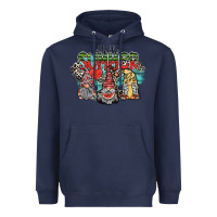 Navy hello summer Heavyweight Hoodie - SublimationCraftShop