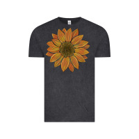 Vintage Black sunflower Vintage Tee - Artiststas