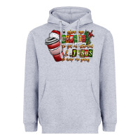 Heather Grey Coffee  Jesus Heavyweight Hoodie - CowhideDigitalArt