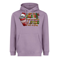 Lavender Coffee  Jesus Heavyweight Hoodie - CowhideDigitalArt