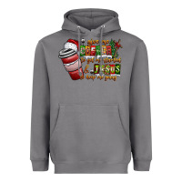 Storm Coffee  Jesus Heavyweight Hoodie - CowhideDigitalArt