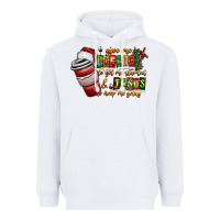 White Coffee  Jesus Heavyweight Hoodie - CowhideDigitalArt