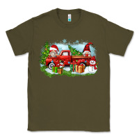 Army Green Christmas gnomes truck Classic Tee - Zillion Design Studio