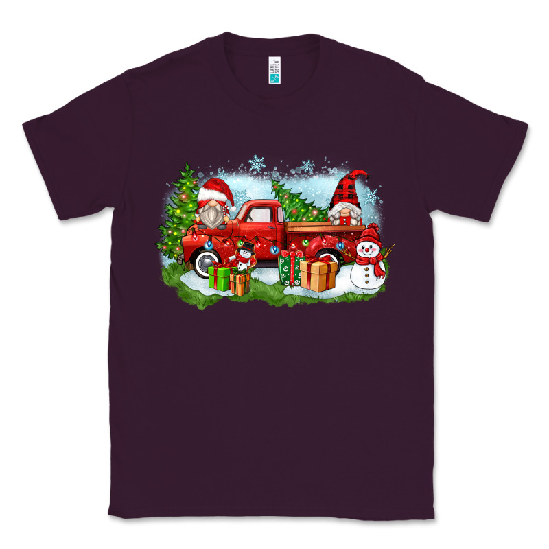 Christmas Gnomes Truck Classic Tee by Zillion Design Studio | Teevron