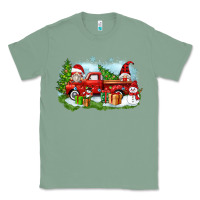 Sage Christmas gnomes truck Classic Tee - Zillion Design Studio