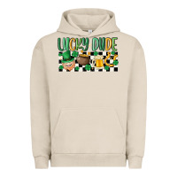 Pigment French Oak lucky dude Urban Hoodie - MaliasSmallBusiness