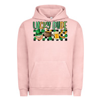 Pigment Salmon lucky dude Urban Hoodie - MaliasSmallBusiness