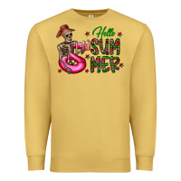 Antique Gold hello summer Premium Sweatshirt - CowhideDigitalArt