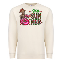 Sandshell hello summer Premium Sweatshirt - CowhideDigitalArt