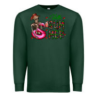 Sports Green hello summer Premium Sweatshirt - CowhideDigitalArt
