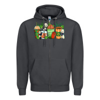 Smoke panda coffee cups Zipper Hoodie - Zillion Design Studio