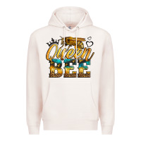 Pale Pink queen bee Premium Hoodie - LillyAllenDesigns