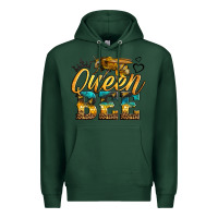 Sports Green queen bee Premium Hoodie - LillyAllenDesigns