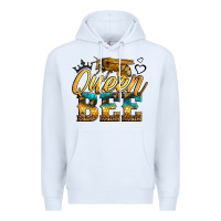 White queen bee Premium Hoodie - LillyAllenDesigns