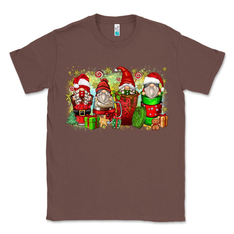 Christmas Gnome Coffee Cups Classic Tee by Zillion Design Studio | Teevron
