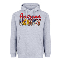 Heather Grey American honey Heavyweight Hoodie - Neo Western