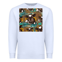 White western baby calf seamless pattern Premium Sweatshirt - HRA Design Shop