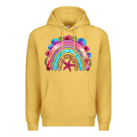 Antique Gold summer rainbow Premium Hoodie - NancyCooperArtShop