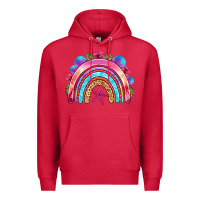 Cardinal summer rainbow Premium Hoodie - NancyCooperArtShop