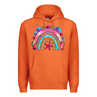 Carrot summer rainbow Premium Hoodie - NancyCooperArtShop