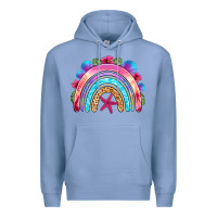 Colony Blue summer rainbow Premium Hoodie - NancyCooperArtShop
