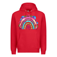 Red summer rainbow Premium Hoodie - NancyCooperArtShop