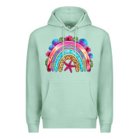 Seafoam summer rainbow Premium Hoodie - NancyCooperArtShop