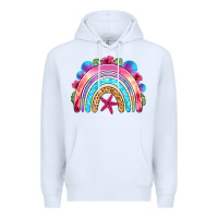 White summer rainbow Premium Hoodie - NancyCooperArtShop