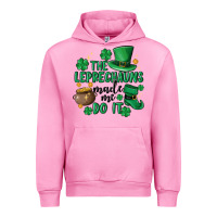 Fuchsia Pink the leprechauns made me do it Urban Hoodie - MaliasSmallBusiness