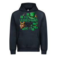 Navy the leprechauns made me do it Urban Hoodie - MaliasSmallBusiness