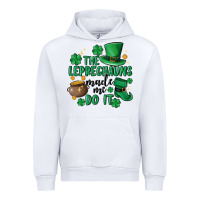 White the leprechauns made me do it Urban Hoodie - MaliasSmallBusiness