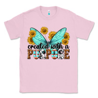 Bubblegum Pink created with a purpose Classic Tee - texasbilliewilder