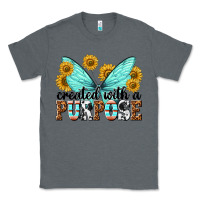 Charcoal Heather created with a purpose Classic Tee - texasbilliewilder